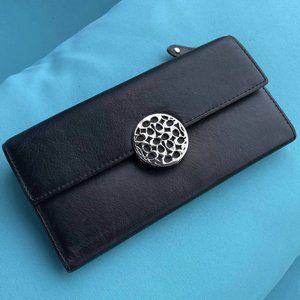 Coach Alexandra Black Leather Billfold/Wallet